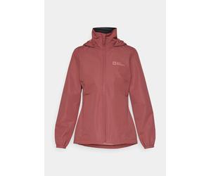 Jack Wolfskin Small Women's Stormy Point 2L Waterproof Jacket Red Oche New