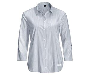 Jack Wolfskin South Port Shirt Midnight Blue Stripes XL