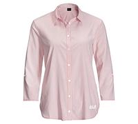 Jack Wolfskin South Port Shirt Tulip red Stripes M