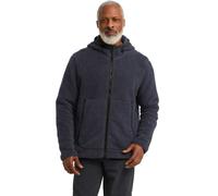 Jack Wolfskin Stone Lite Hooded Zip Up Fleece Jacket Dark Navy