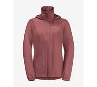 Jack Wolfskin Stormy Point 2L Jacket with Hood Pink Women - M
