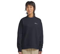Jack Wolfskin Sweatshirt in organic cotton Essential Crewneck Women M dark navy dark navy