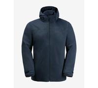 Jack Wolfskin Taubenberg 3in1 Jacket with Hood Blue - M