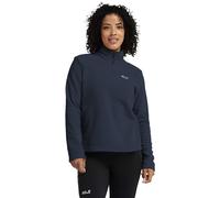 Jack Wolfskin Taunus Fleece Half Zip Funnel Neck Jacket Navy