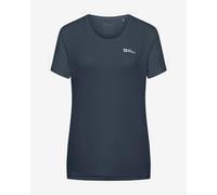 Jack Wolfskin Tech Short Sleeve T-shirt Blue S Women
