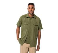 Jack Wolfskin Men’s short-sleeved hiking shirt Thompson Shirt Men S brown bay leaf check