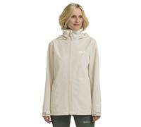 Jack Wolfskin Trailtime Waterproof Breathable Walking Jacket Ivory