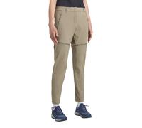 Jack Wolfskin Trekking trousers with sun protection women Hikeout Zip Away Pants Women 46L stone stone
