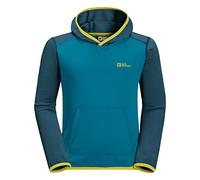 Jack Wolfskin Unisex Active Hoody K Hoodie - Everest Blue, 116, Everest Blue, 116 cm