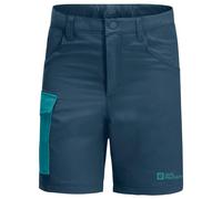 Jack Wolfskin Unisex Active K Shorts, Dark Sea, 116, Dark Sea, 6 Years