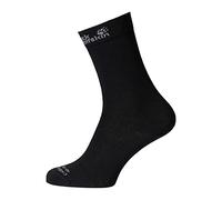 Jack Wolfskin Unisex Adult Merino Classic Cut Socks - Black, Size 47-49