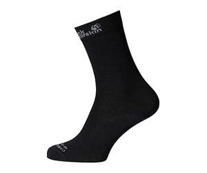 Jack Wolfskin Unisex Adult Merino Classic Cut Socks - Black, Size 47-49