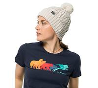 Jack Wolfskin Unisex Adult Stormlock Pompom Cap - Birch, 56-61 cm