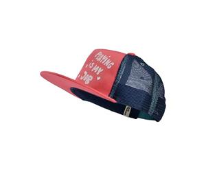 Jack Wolfskin Unisex Children's Rib Cap Baseball Cap, Sunset Coral, One Size EU