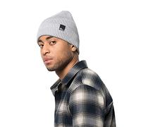 Jack Wolfskin Unisex Essential Beanie Hat Grey Heather