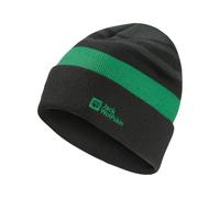 Jack Wolfskin Stripy Knit Beanie Black M Kids