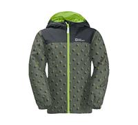 Jack Wolfskin Unisex RAINBOW PAW JACKET K Coat, thyme green all over,