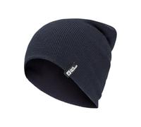 Jack Wolfskin Unisex Rib Beanie Hat Dark Navy
