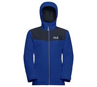 Jack Wolfskin Unisex SNOWFROST 3IN1 JACKET K Coat, active blue,