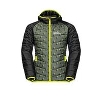 Jack Wolfskin Unisex ZENON PRINT JACKET K Coat, thyme green all over,