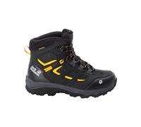 Jack Wolfskin Kids’ waterproof hiking shoes Vojo Texapore Mid Kids 34 black / burly yellow Black / Burly Yellow