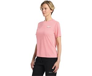 Jack Wolfskin Vonnan Graphic Short Sleeve T-shirt Pink M Woman