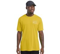 Jack Wolfskin Men’s short sleeved functional shirt Vonnan Graphic T-Shirt Men L peak trail chartreuse PEAK TRAIL chartreuse