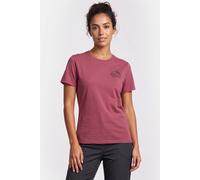 Jack Wolfskin Vonnan Graphic T Ridge Leaf Raisin size M | Shirts Outlet | Women M