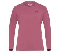 Jack Wolfskin Women’s long-sleeved functional shirt Vonnan LS T-Shirt Women XL raisin raisin
