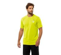 Jack Wolfskin Men's Vonnan S/S Graphic T M T-Shirt, Firefly, XL