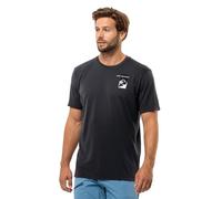 (S, Phantom) Jack Wolfskin Mens Vonnan Short Sleeve Moisture Wicking Graphic T-Shirt