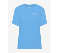 Jack Wolfskin Vonnan Short Sleeve T-shirt Luminous Blue Women - XL