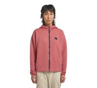 Jack Wolfskin Women’s fleece jacket with hood Mogari Hooded FZ Women 2XL mineral red mineral red