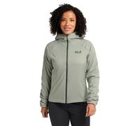 Jack Wolfskin Women’s lightweight insulating jacket with hood Prelight Ins Jacket Women M mint leaf mint leaf