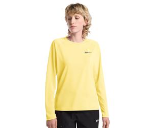 Jack Wolfskin Women’s long-sleeved functional shirt with sun protection Prelight Swift LS Women XL lemon ice lemon ice