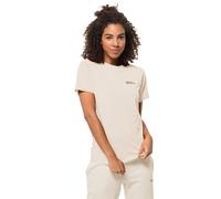 Jack Wolfskin Women’s organic cotton T-shirt Essential T-Shirt Women XS panna cotta panna cotta