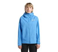 Jack Wolfskin Women’s rain jacket Prelight 2.5L Backlength Jacket Women L mid blue mid blue
