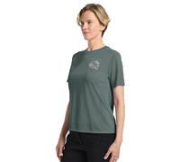 Jack Wolfskin Women’s functional shirt Vonnan Graphic T-Shirt Women XS ridge leaf slate green RIDGE LEAF slate green