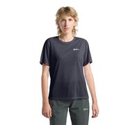 Jack Wolfskin Vonnan Short Sleeve T-shirt Graphite Black Women - M