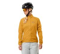 Jack Wolfskin Women’s softshell jacket for cycling Gravex Wind Jacket Women M curry Curry