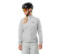Jack Wolfskin Women’s softshell jacket for cycling Gravex Wind Jacket Women XXL cool grey Cool Grey