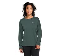 Jack Wolfskin Women’s sweatshirt with UV protection and cooling effect Prelight Suncool LS Women M sago palm sago palm
