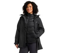Jack Wolfskin Women’s waterproof 3-in-1 jacket Icecape 3in1 Down Jacket Women RDS XS black black