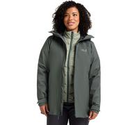 Jack Wolfskin Women’s waterproof 3-in-1 jacket Icecape 3in1 Down Jacket Women RDS XS slate green slate green