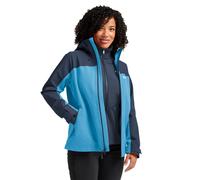 Jack Wolfskin Women’s waterproof 3-in-1 jacket Wild Places 3in1 Jacket Women XL sky blue Sky Blue