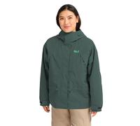 Jack Wolfskin Women’s waterproof rain jacket with hood Find THE Wild 2L Jacket Women S sago palm sago palm