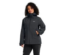Jack Wolfskin Women’s waterproof rain jacket with hood Rockpaw 3L Jacket Women S phantom Phantom