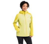 Jack Wolfskin Women’s waterproof rain jacket with hood Wildbound 2L Jacket Women M daisy daisy