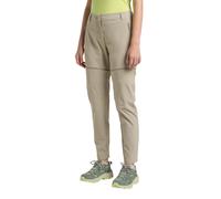 Jack Wolfskin Women’s zip-off trousers with sun protection Hikeout Zip Off Pants Women 36S stone stone