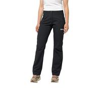 Jack Wolfskin Women's Active Track Pants W Hiking, Black, 46 (EU)